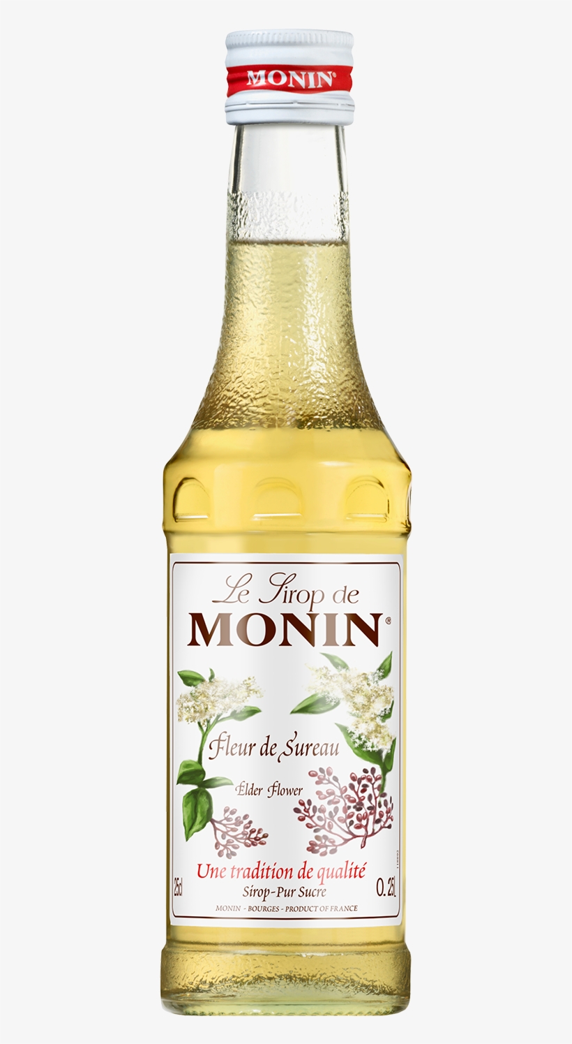 Monin Elderflower Syrup - Monin Hazelnut Syrup 250ml, transparent png download