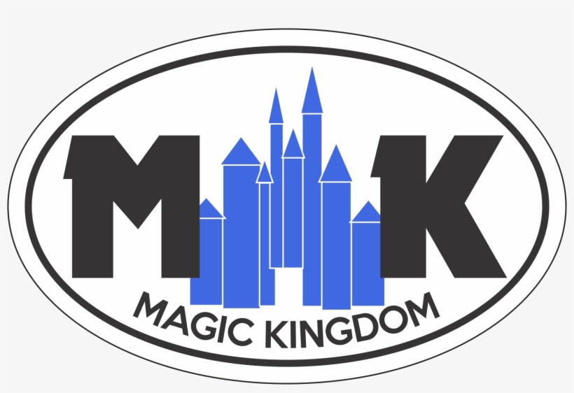 Magic Kingdom Car Bumper Magnet With Castle - Car, transparent png download
