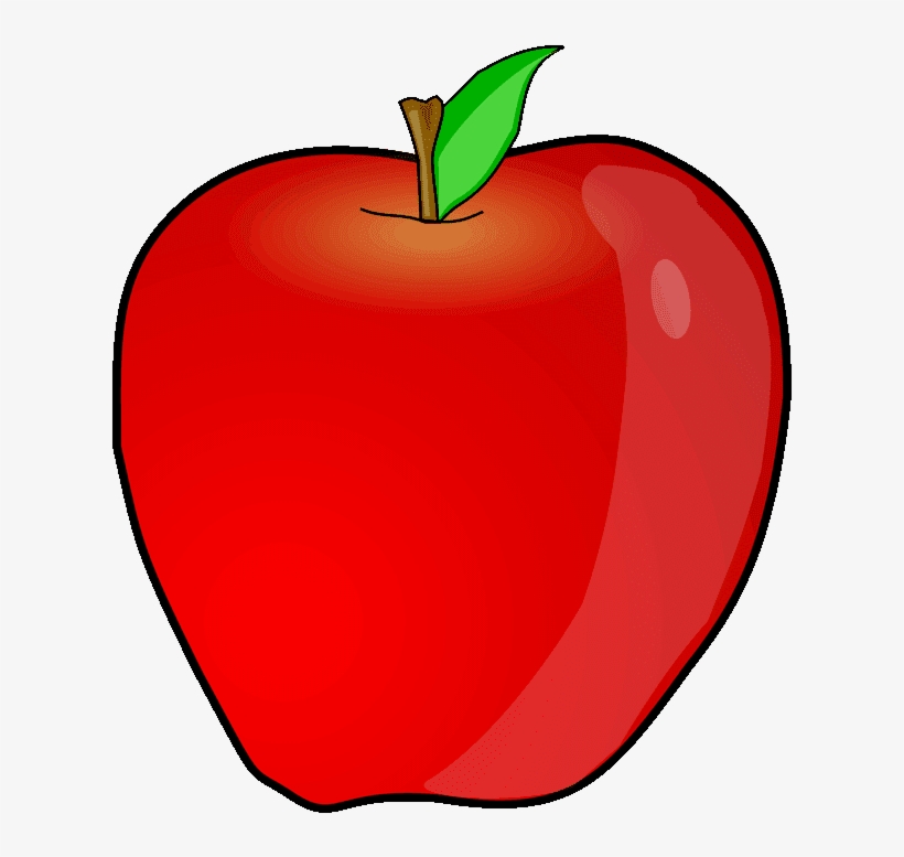 Apple For Breakfast Clipart - Apple Fruit Clip Art, transparent png download