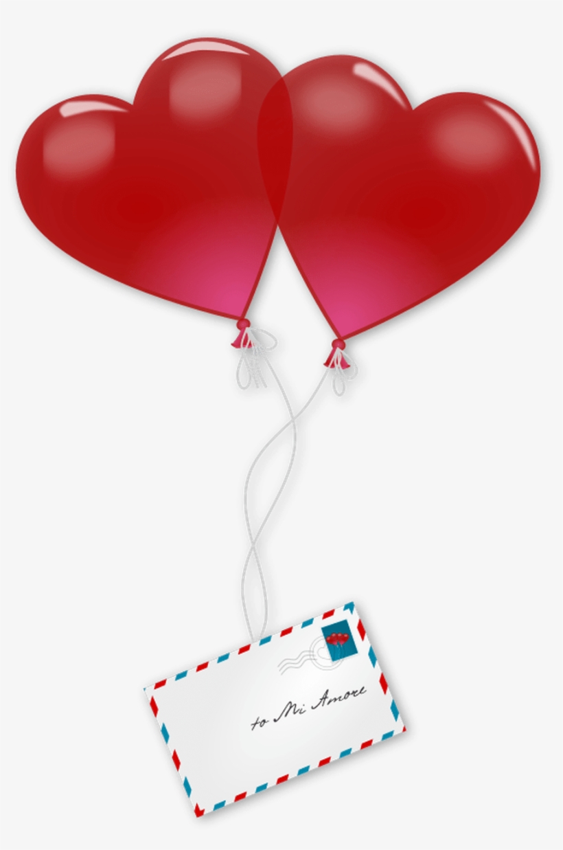Cute Clipart Envelope - Heart Mail, transparent png download