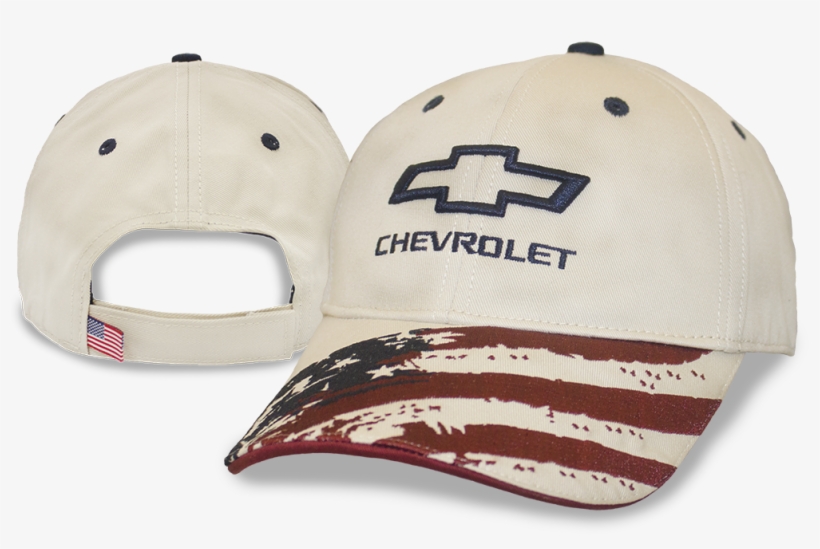 Stars & Stripes Stone Cap With Open Bowtie Chevrolet - Chevrolet, transparent png download