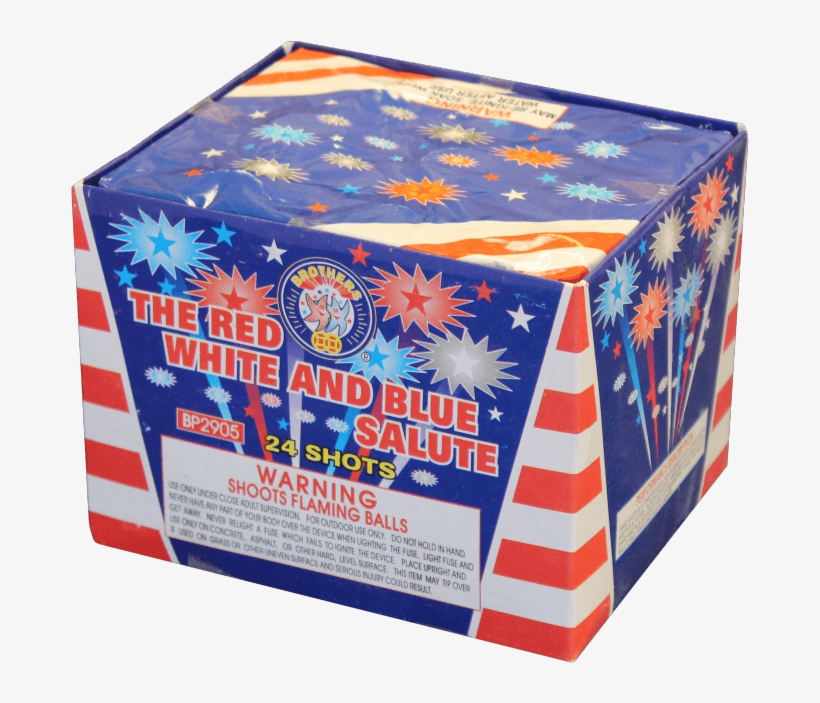 The Red White & Blue Salute - Brothers Fireworks, transparent png download