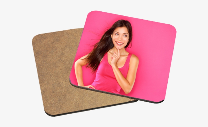 Sublimation Blank 90x90mm Mdf Square Wooden Coaster - Hardboard Coasters Sublimation, transparent png download