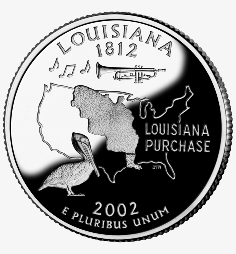 Louisiana Quarter - Louisiana State Quarter, transparent png download
