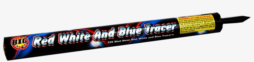 196 Shot Red, White, Blue Tracer $11 - Big Roman Candles, transparent png download