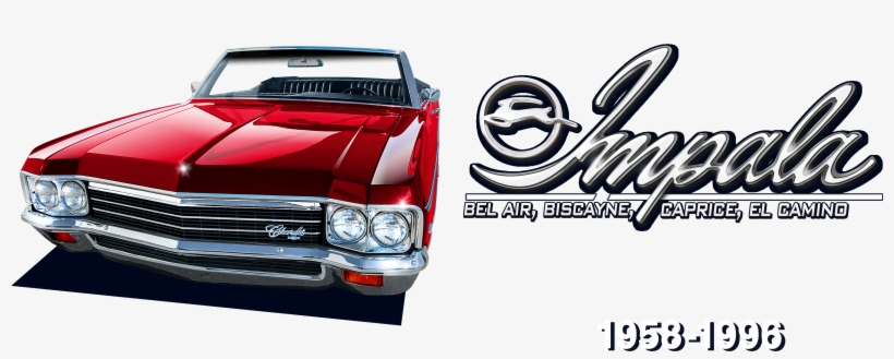Chevy Impala Full Chevrolet Vector Chevelle Image Black - Custom 96 Impala Ss Png, transparent png download