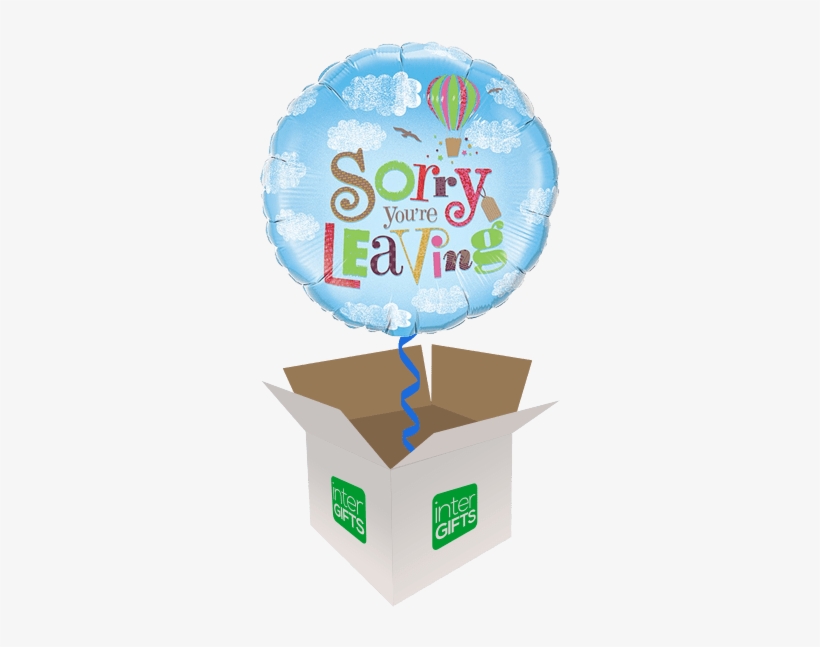 Sorry You're Leaving Air Balloon - Sorry You Re Leaving Balloon, transparent png download