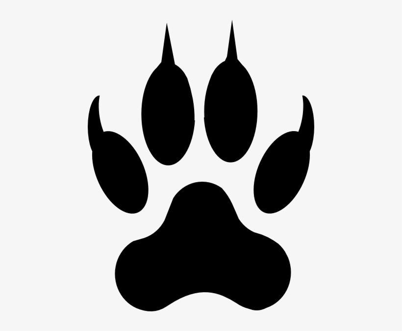 Related Coloring Pages - Wolf Footprints, transparent png download