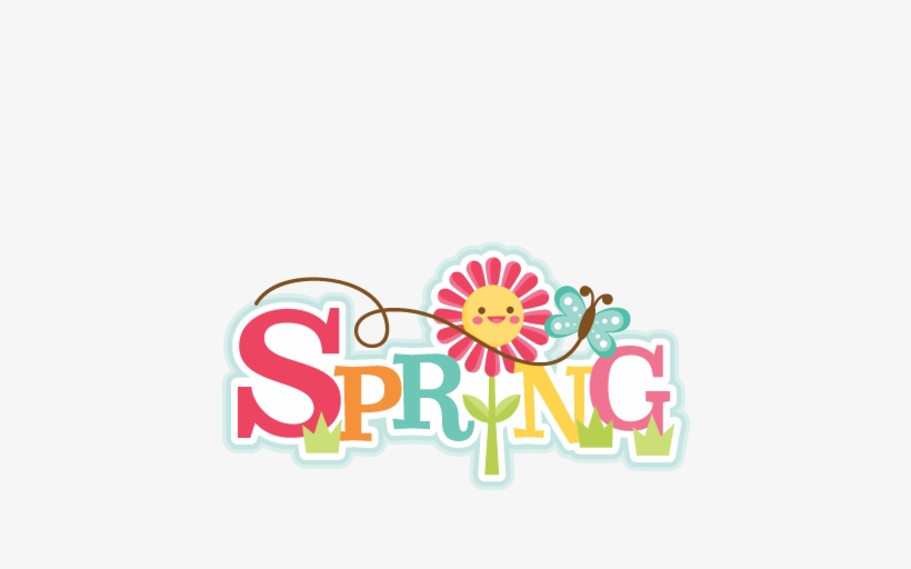 Spring Clipart Scrapbook - Miss Kate Cuttables Spring, transparent png download