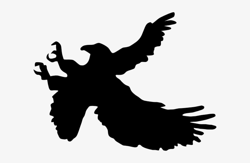Silhouette Eagle - Silhouette Eagle Clip Art Jpg, transparent png download