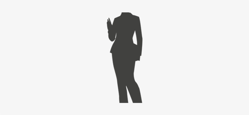 Business Woman Silhouette Vector Free » 4k Pictures - Tuxedo, transparent png download