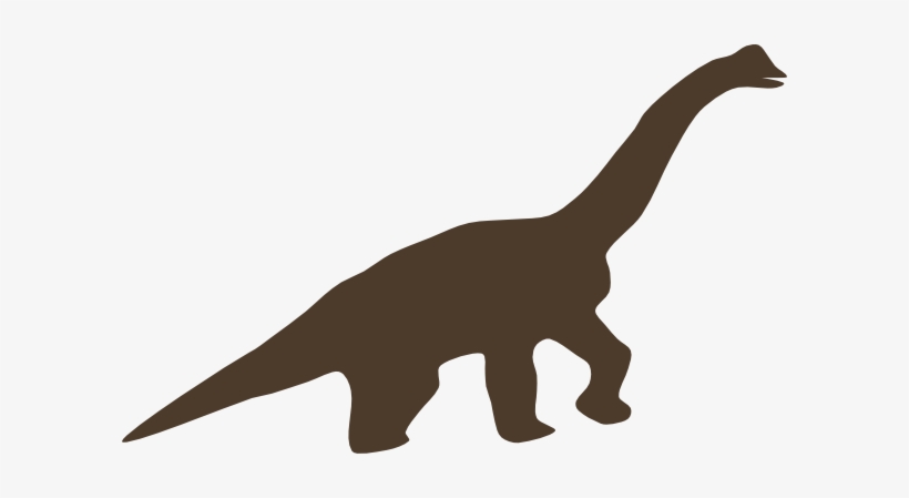 Dinosaur Clip Art At Clipart - Brown Dinosaur Clip Art, transparent png download