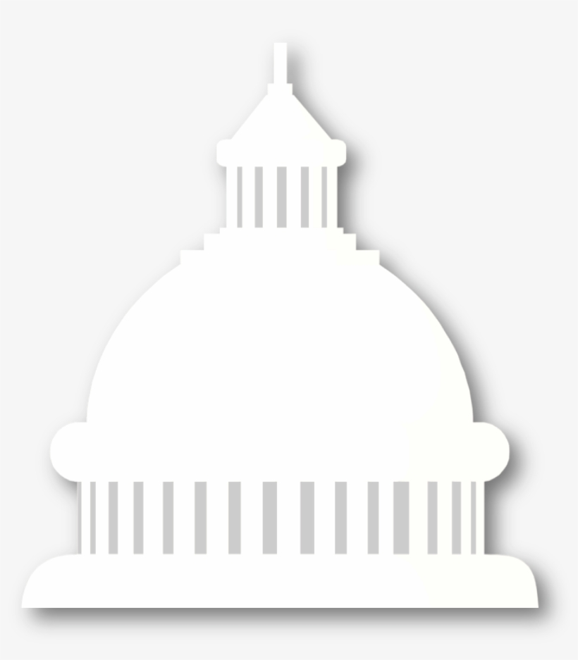 Dome Clipart Capitol Hill - Capitol Dome Silhouette Png, transparent png download