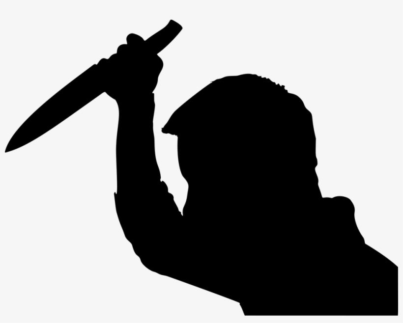 Psycho Silhouette Person - Psycho Silhouette, transparent png download