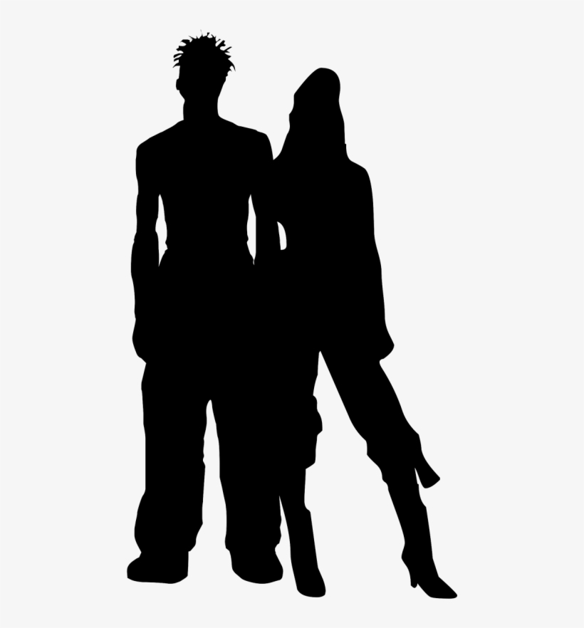 Пара Силуэт Png, transparent png download