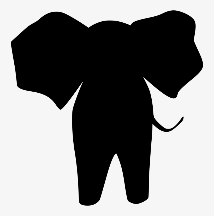 Animal Silhouettes Elephants Computer Icons Circus - Silhouette Of Animals, transparent png download