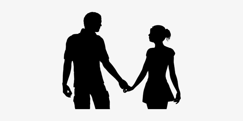 Julie Corbin, Author Of What Goes Around, Selects Her - Silhouette Of A Couple, transparent png download