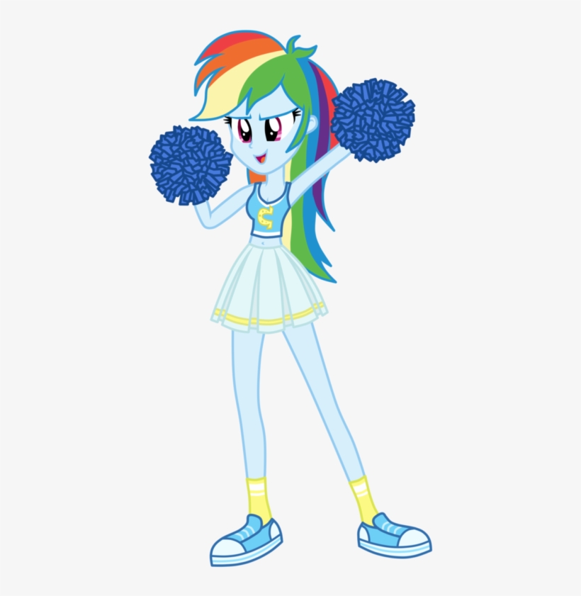 100 Free Cheerleader Clipart Images Download 【2018】 - Rainbow Dash Eg Loe, transparent png download
