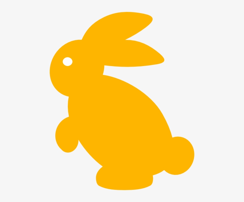Easter Bunny Silhouette Png, transparent png download