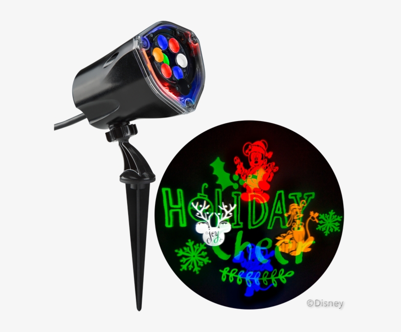 Mickey And Friends Fantastic Flurryâ„¢ Silhouetteâ„¢ - Disney Christmas Laser Lights, transparent png download