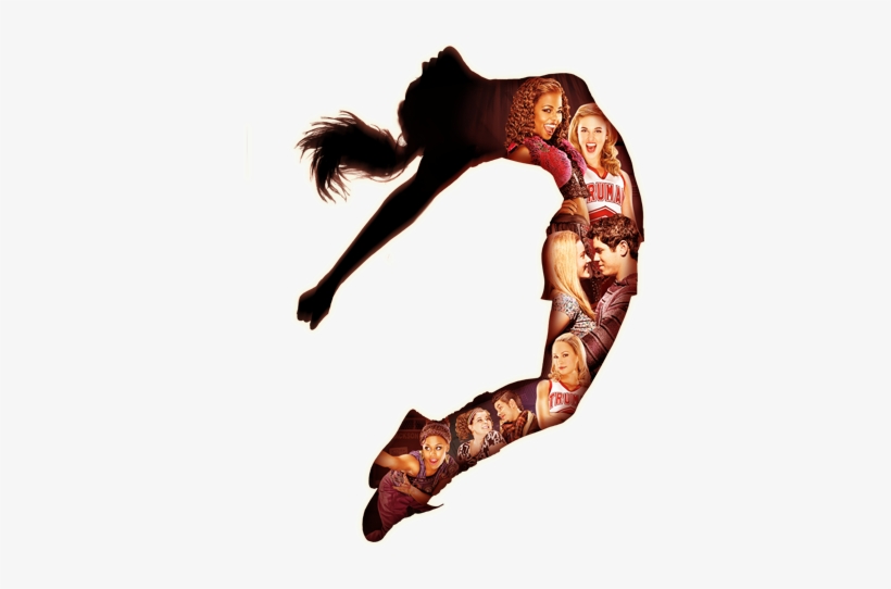 The Leaping Cheerleader Silhouette, Back Arched In - Bring It On: The Musical - Original Broadway Cast -, transparent png download