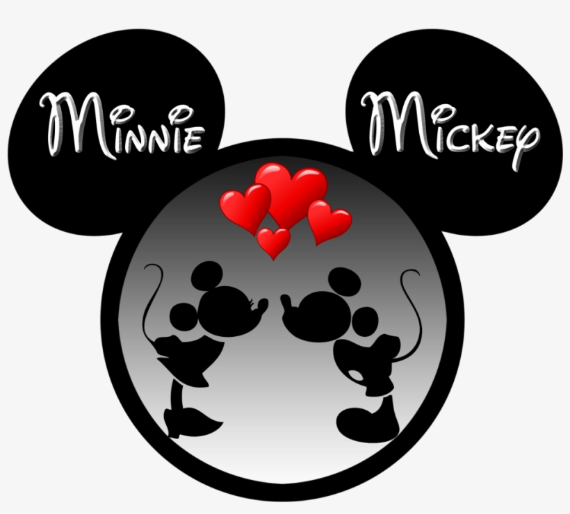 Minnie Mickey Silhouette Photo - Mickey Mouse Silhouette .png, transparent png download