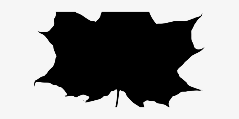 Sensational Design Ideas Maple Leaf Silhouette Free - Leaf Silhouette Clip Art, transparent png download