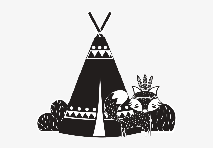 Clipart Library Silhouette Fox Animal With - Design, transparent png download