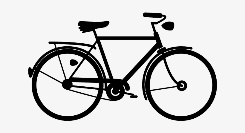 Image Freeuse Download Bike Silhouette Utility Bicycles - Your Bike, transparent png download