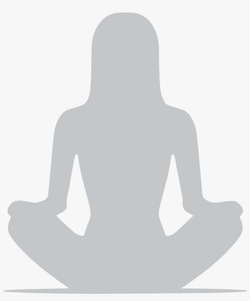 Yoga Barre Haven - Clear Silhouette Of A Girl, transparent png download