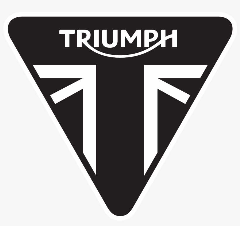Triumph Motorcycles Union Jack Triangle Logo Vector - Triumph Motorcycle Logo Png, transparent png download