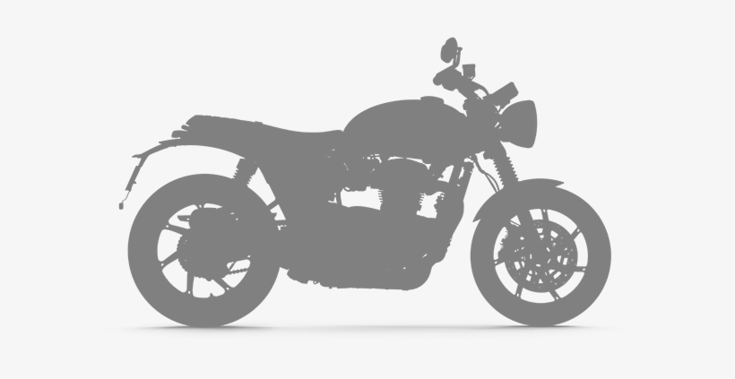 Silhouette Of The New Triumph Speed Twin - Suzuki Gsx Bandit 2018, transparent png download