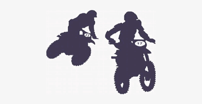 Silhouettes Of Two Bikers - Mendocino National Forest, transparent png download