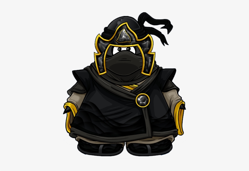 A Silhouette Of The Only Available Source Of Shadow - Club Penguin Ninja Amulet, transparent png download