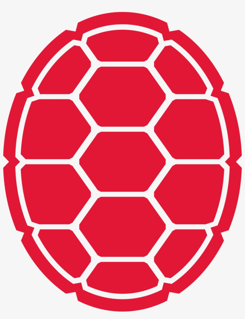 Stencil For Ninja Turtle Team - University Of Maryland Shell, transparent png download