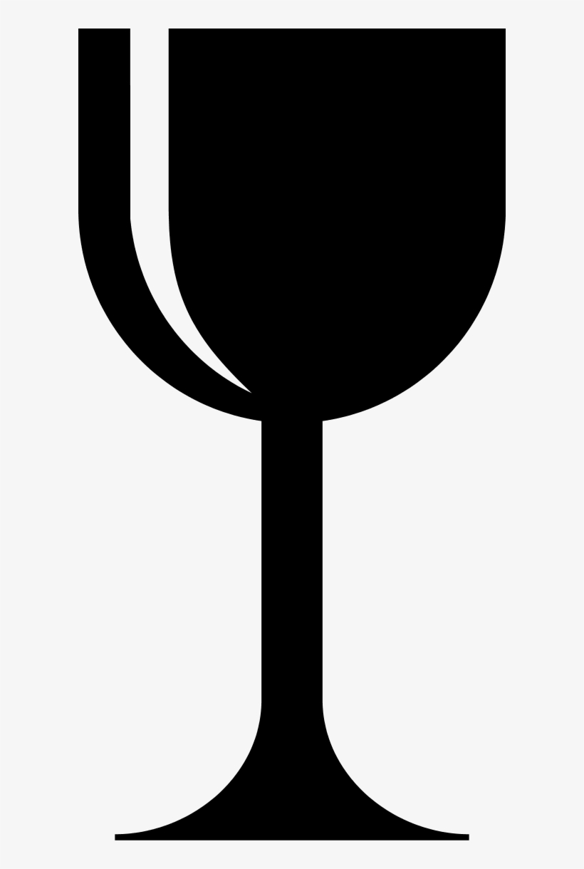 Simple Glass - Bread And Wine Silhouette Png, transparent png download