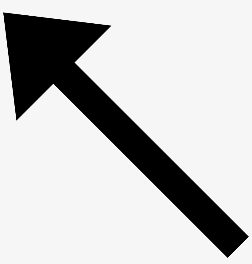 Open - Diagonal Arrow Png, transparent png download