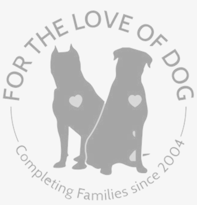 For The Love Of Dog Rottweiler And Pitbull Rescue Of - Dog, transparent png download