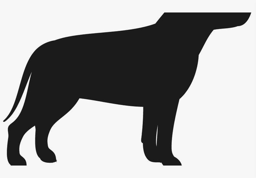 Pitbull Dog Silhouette Com Free For Personal Use - Pit Bull, transparent png download