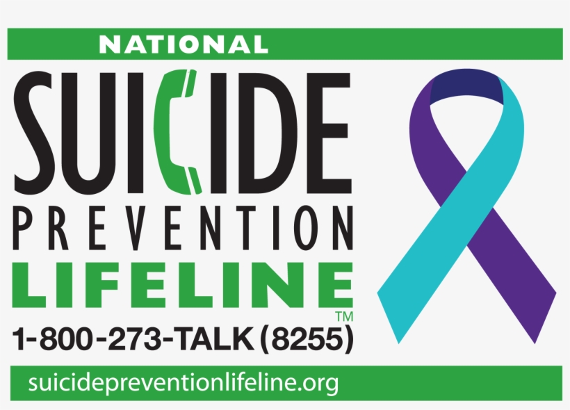 Contact The National Suicide Prevention Lifeline At - Suicide Prevention Hotline Logo, transparent png download