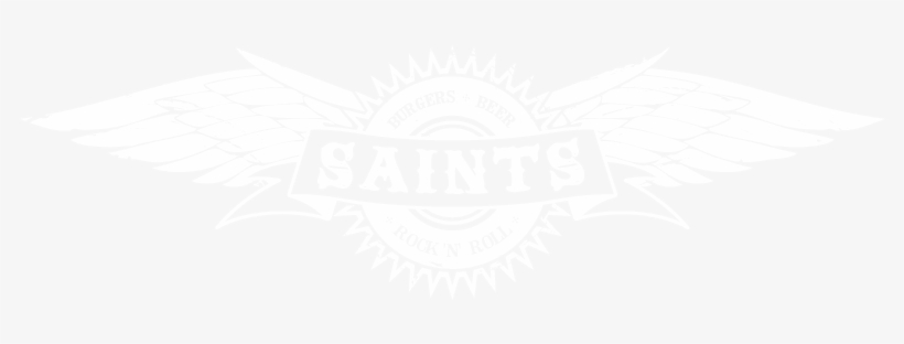 Saints Logo White - Book, transparent png download