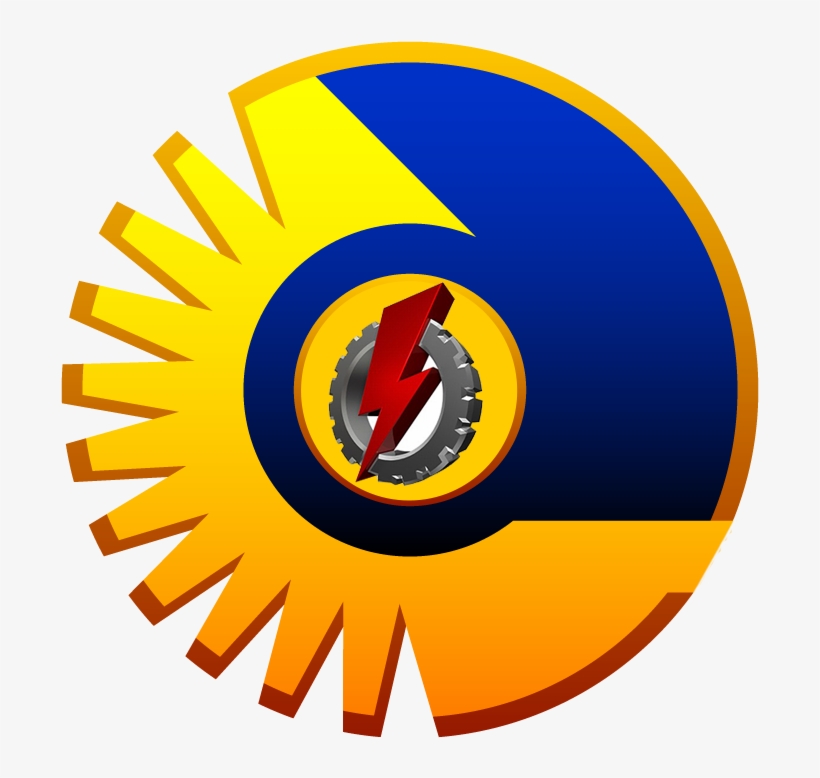 Logo - Lightning In The Gear Wheel, transparent png download