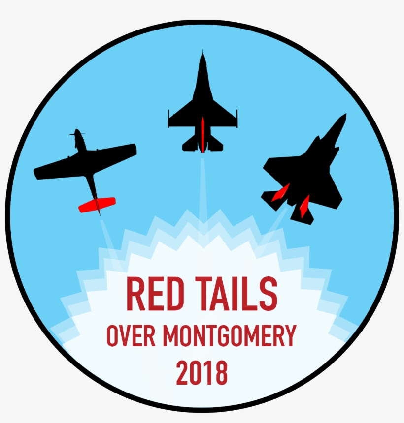 Red Tails Over Montgomery Logo - Air Show, transparent png download