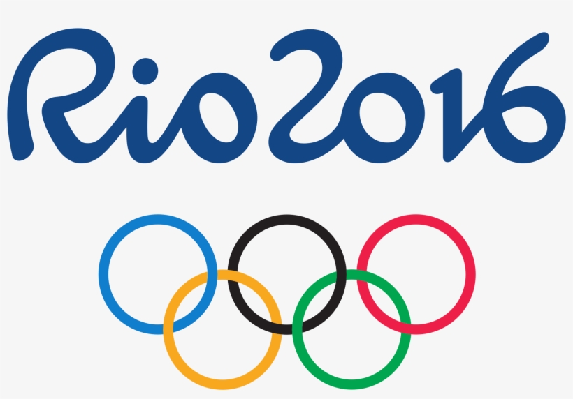 Rio 2016 Logo - Olympic Rings Rio 2016, transparent png download