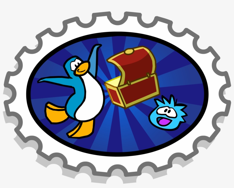 Treasure Box Stamp Icon - Club Penguin Stamps, transparent png download
