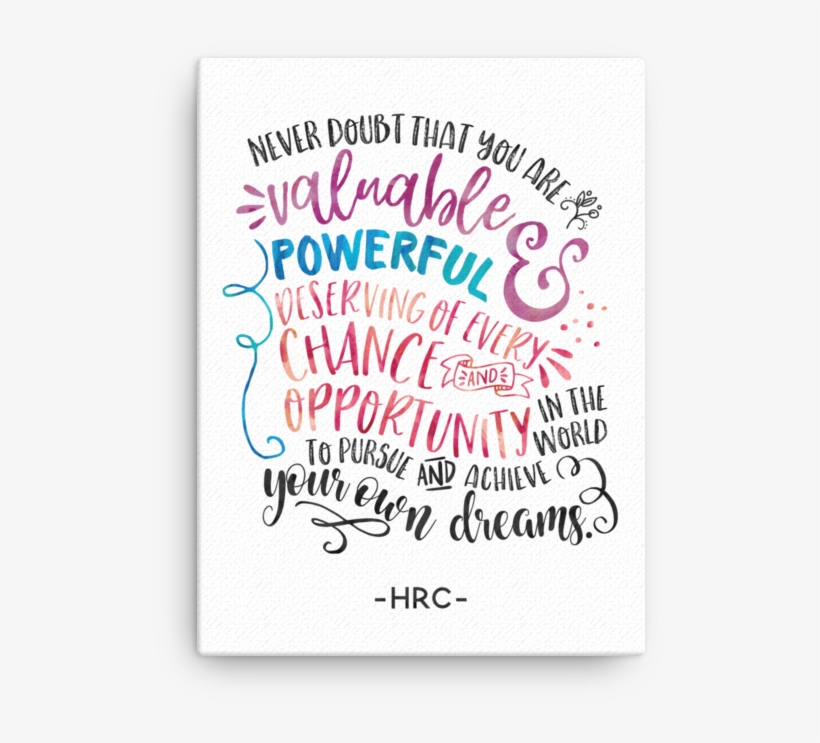Hillary Clinton Quote / Typography - Hillary Clinton, transparent png download