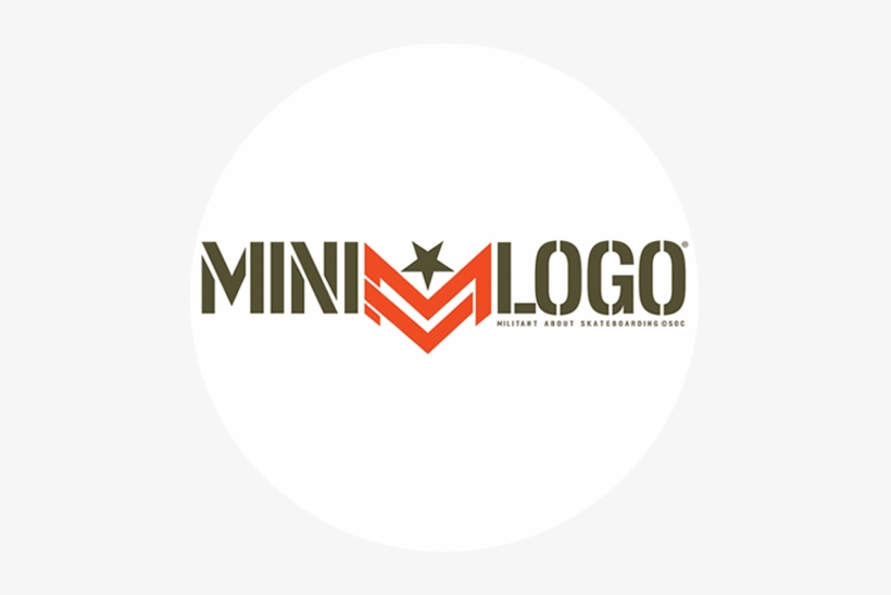 Mini Logo Small Bomb Skateboard Deck - Black, transparent png download