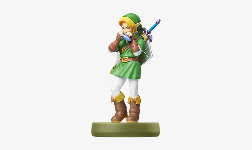 Ocarina Of Time Amiibo Figure - Amiibo Zelda Link (ocarina Of Time), transparent png download