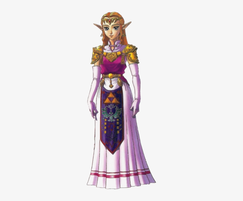 Zelda's "older" Ocarina Of Time Design - Zelda Ocarina Of Time Zelda, transparent png download