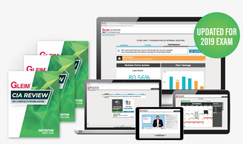 Gleim Premium Cia Review System Guarantee - Certified Internal Auditor, transparent png download